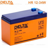 Аккумулятор 12 V 9 Ah Delta HR12-34W
