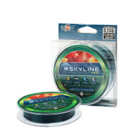 Леска Sprut Skyline Fluorocarbon Composition Evo Teh PRO 150м*0,165мм*4.95кг Dark Green