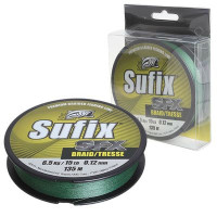Леска плетенка Sufix SFX BRAID Green 135м 0,12мм 6,5кг