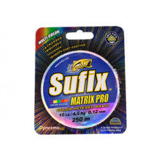 Леска Sufix Matrix Pro Multi Color, 250м, 0,14мм